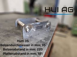 Anschweissrahmen / Adapterplatte HUM 05 (ALB05)