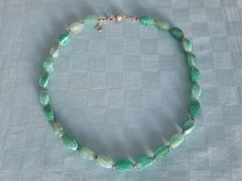 Kette Steinkette Verschluss 925 Silber