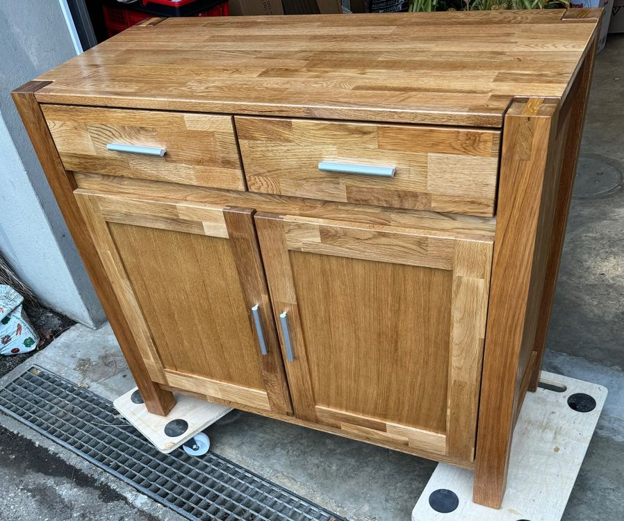 Jysk Kommode Royal Oak komplett Eiche Echtholz Kaufen auf Ricardo
