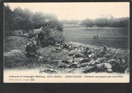 Infanterie in befestigter Stellung
