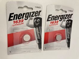 2x Batterie Energizer 1632 Lithium