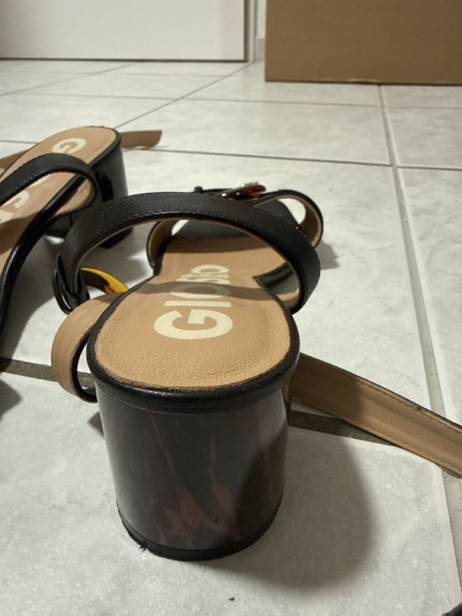 Scarpe da donna: Gioseppo Black Leather Sandals, EU 39 - Summer Ready! – Usato da Effretikon venduto da lio_gjr8 4