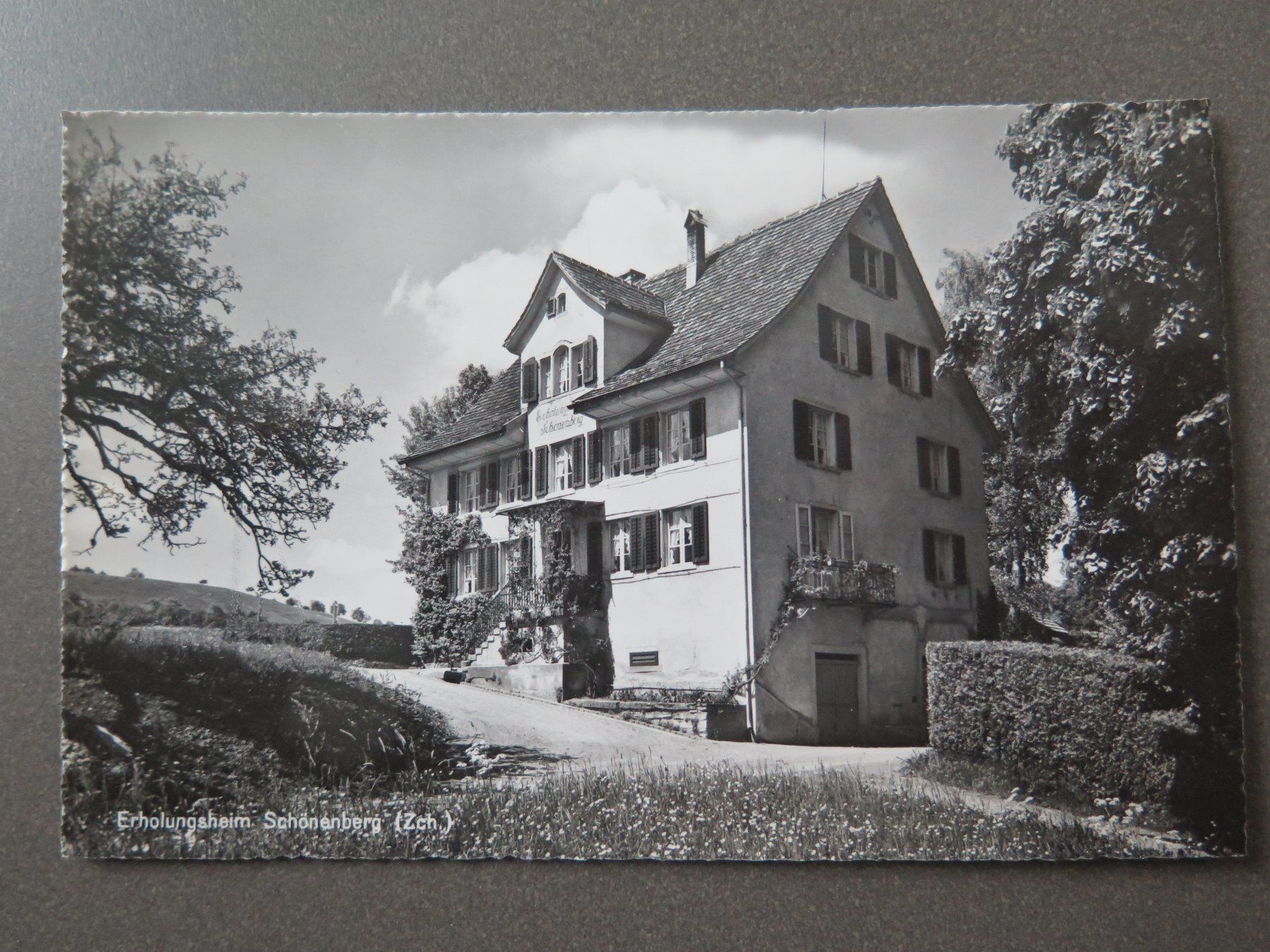 Cartoline postali: SCHÖNENBERG (ZCH.) - ERHOLUNGSHEIM – Usato da Wittenbach venduto da lipasal