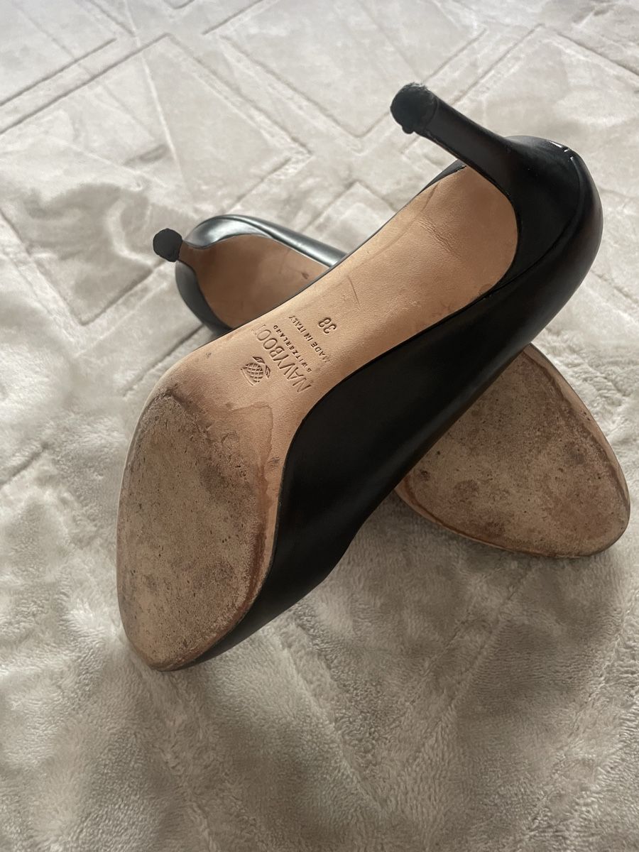 Navyboot Damenschuhe: Pumps Navyboot schwarz Leder Grosse  38 – Gebraucht aus Zürich von Maggi1980 3