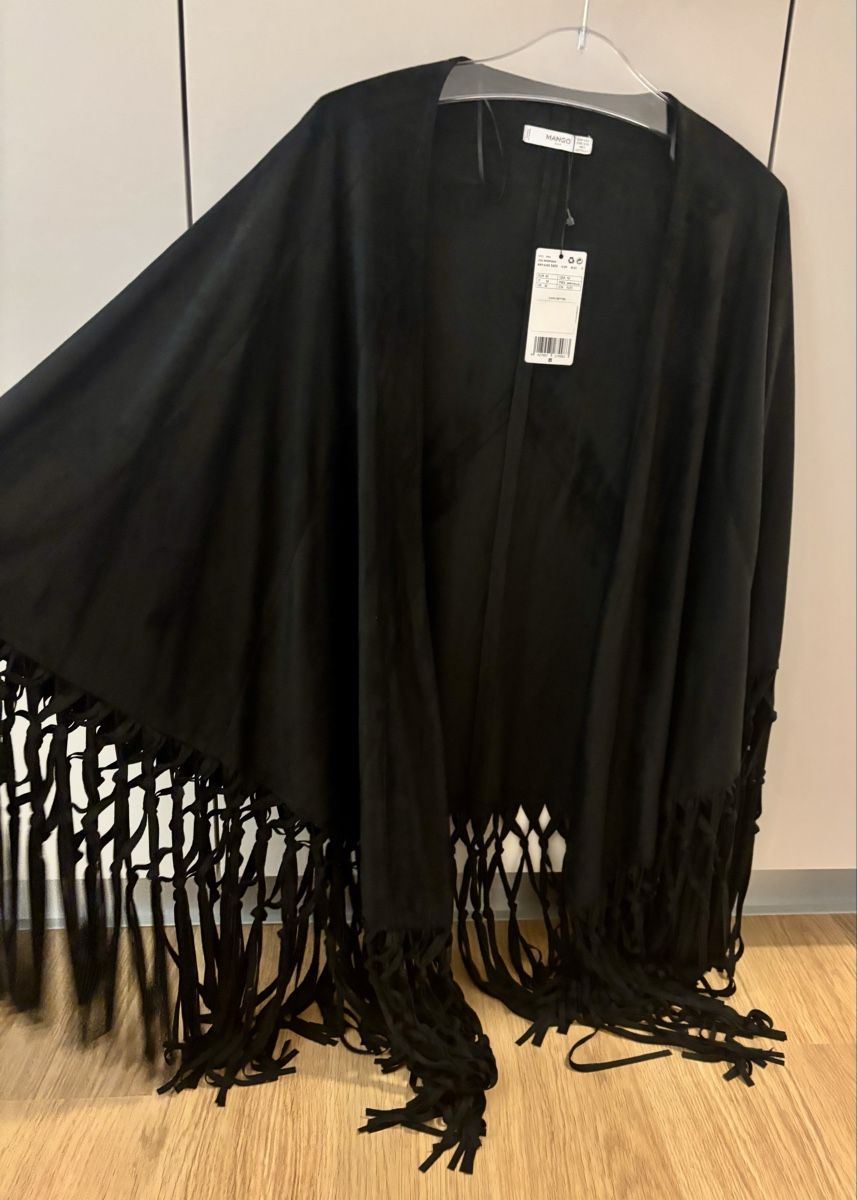 Sonstige Damenmode: Mango Poncho mit Fransen – Neu (gemäss Beschreibung) aus Baden von Tiffany6878 9