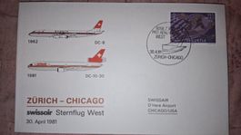 Swissair Zürich - Chicago 30.4.1981