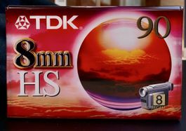 TDK HS 90min 8mm Videokassette – OVP