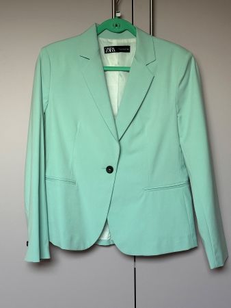 Zara Blazer hellgrün Gr. 42