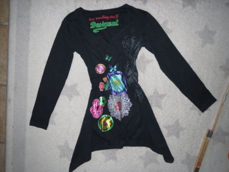 spezielles DESIGUAL Damen Long - Shirt Gr M