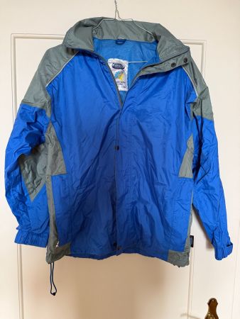 Aqua Guard Regenjacke Gr. 152 Blau Grau Outdoorjacke