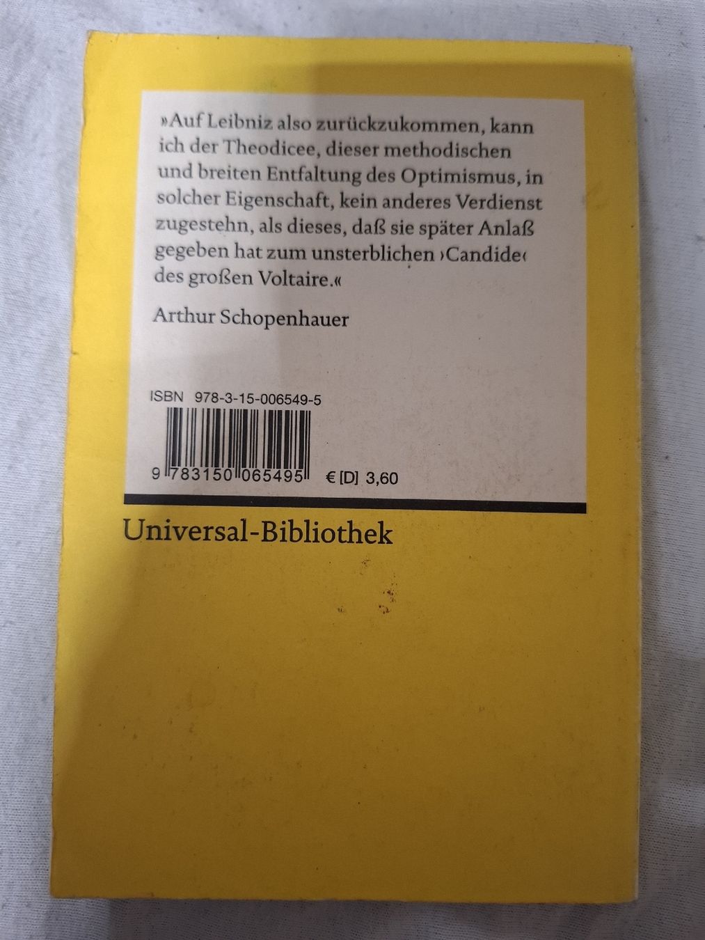Libri: Candid. Voltaire. Reclam – Usato da Urtenen-Schönbühl venduto da nerdgirl 1