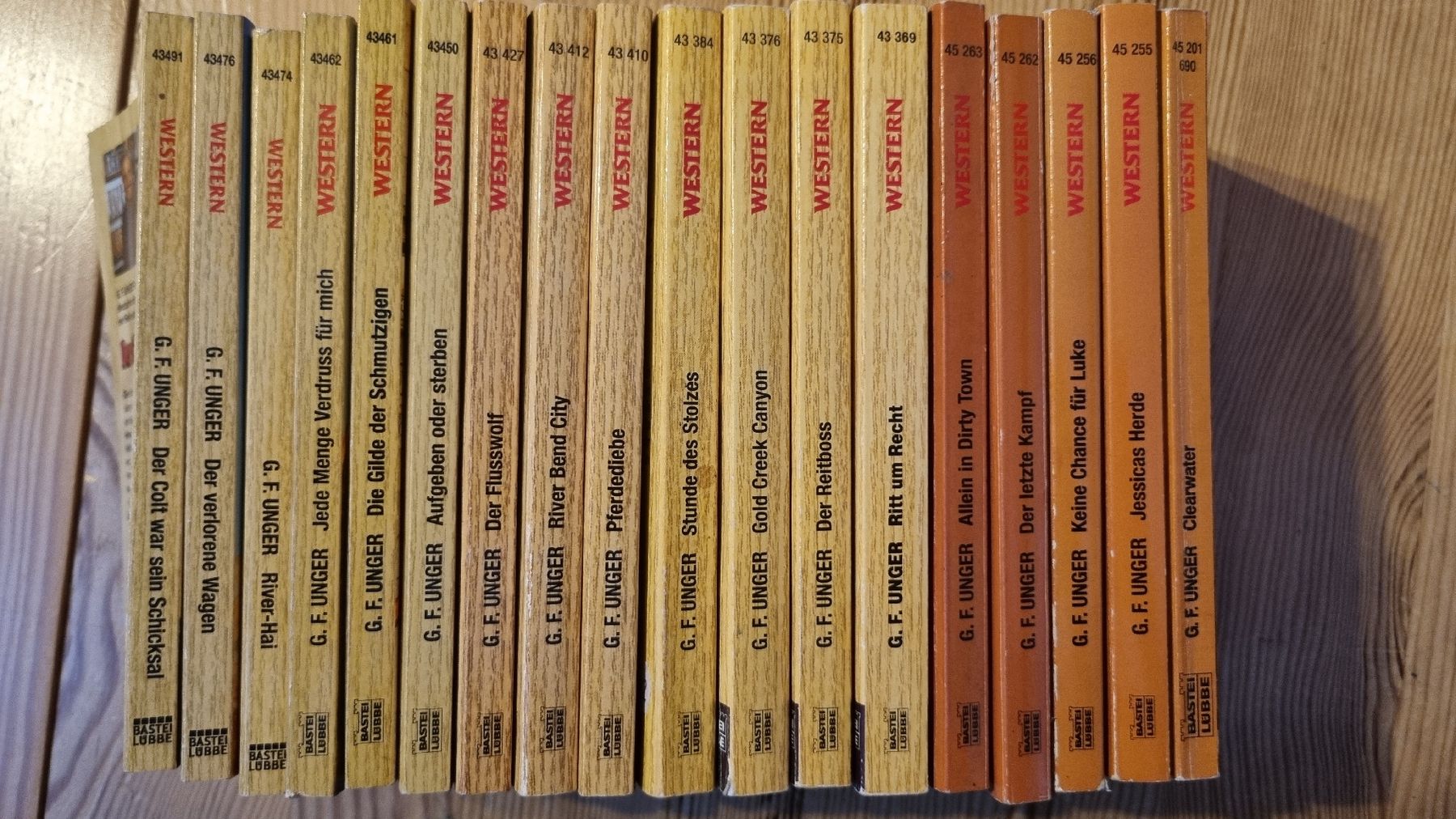 Libri: 18 TB,  G.F. UNGER, Western – Usato da Moosseedorf venduto da wau69 1