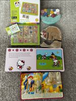 Holzspielsachen Set: Memo, Puzzle, Stapelspiel