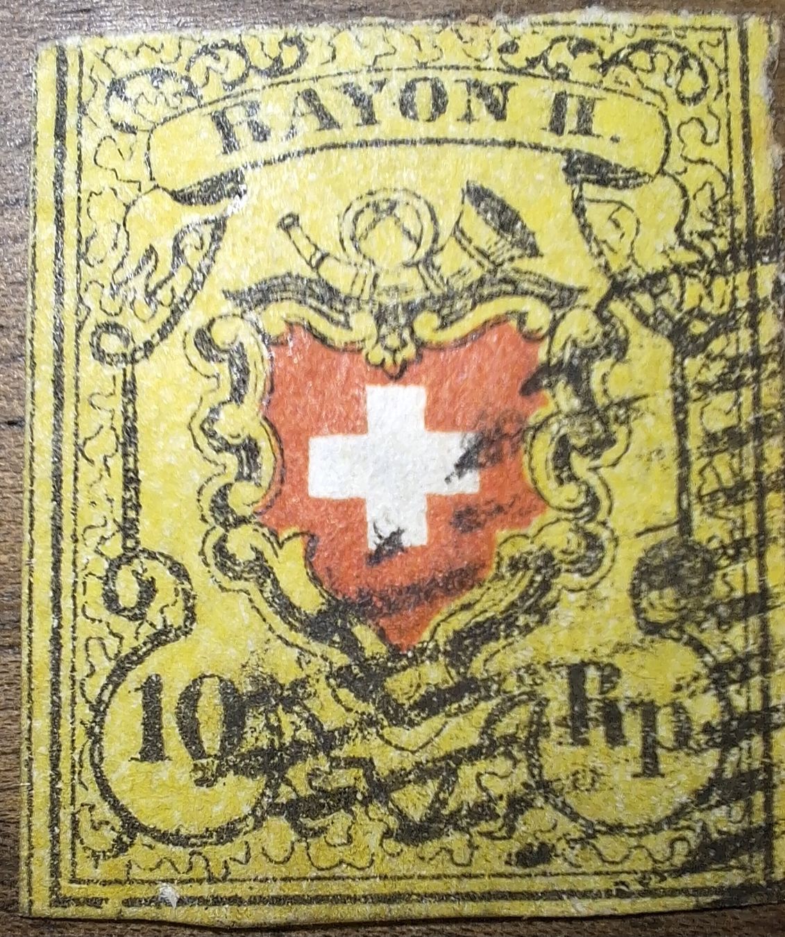 Tutti i francobolli: Rayon 16II Typ 21 D - LU – Usato da Balgach venduto da SIMEON27