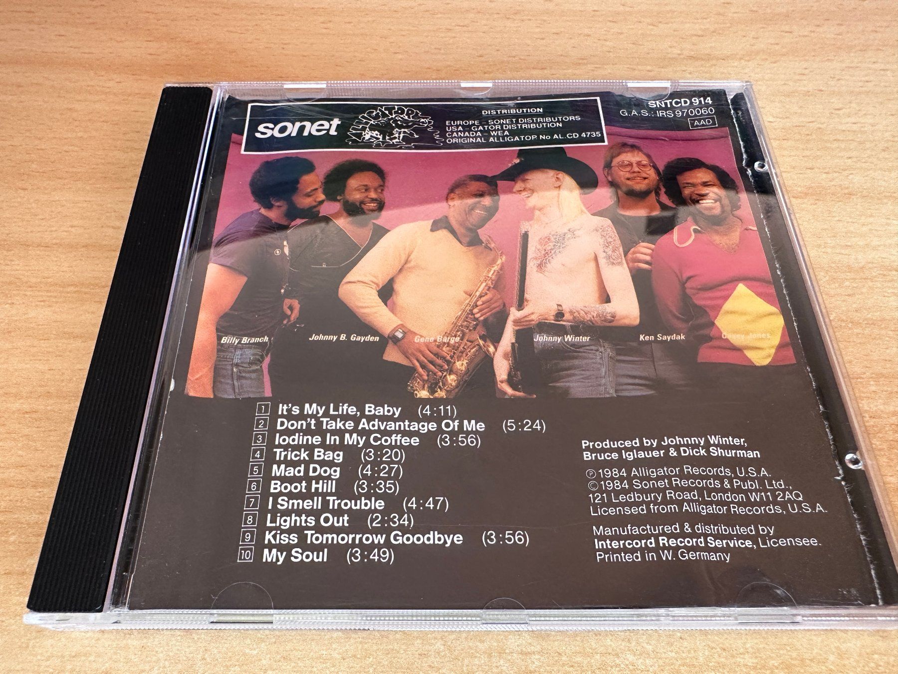 CD: Q5 Johnny Winter – Guitar Slinger – Usato da Rikon im Tösstal venduto da Alpenmutz
