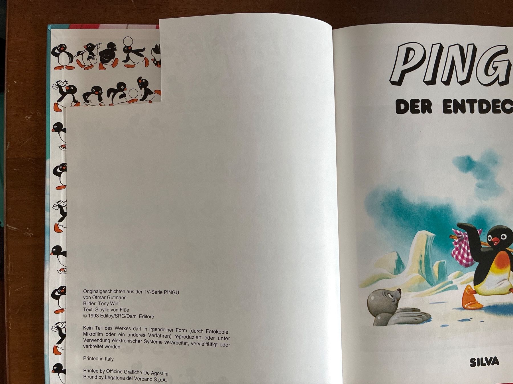 Libri: Pingu der Entdecker Silva Verlag 1993 – Usato da Wald ZH venduto da gabriela1 3