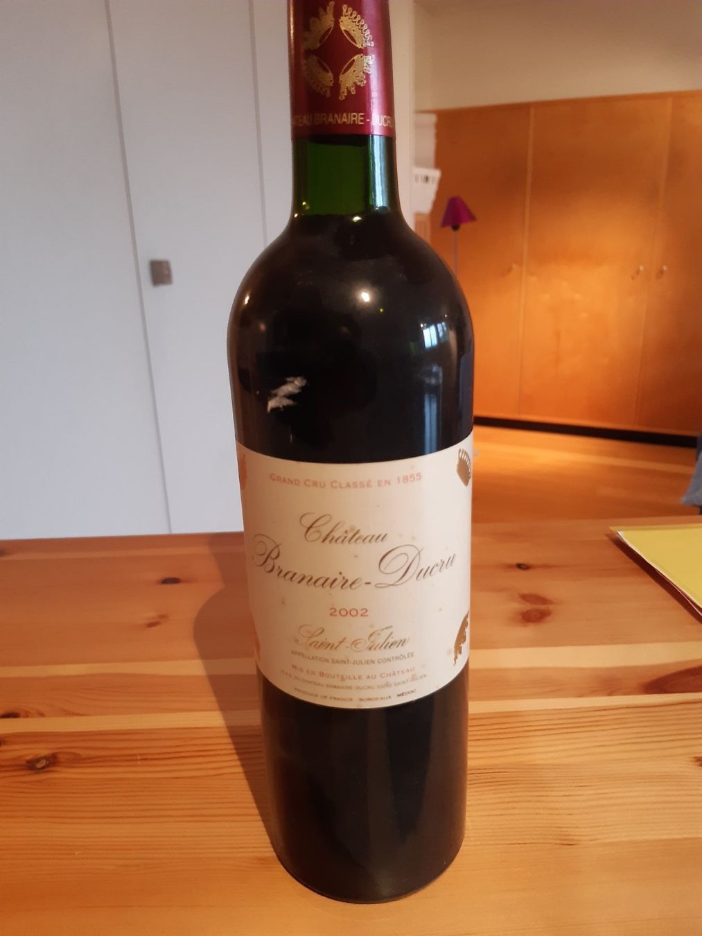 Vino: 1 Fl Ch Branaire Duluc Ducru 2002 – Nuovo e nell'imballaggio originale da Uster venduto da mos_8klm