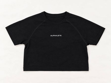 Crop top sport Alphalete noir