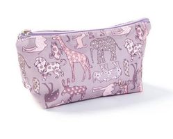 Smallstuff Necessaire für Kinder mit Tiermotiven, lilarosa