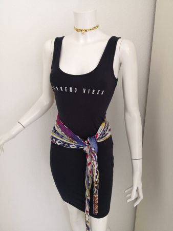 🤩MANGO STRETCH KLEID DUNKELBLAU WEEKEND VIBES NEU & D&G P.