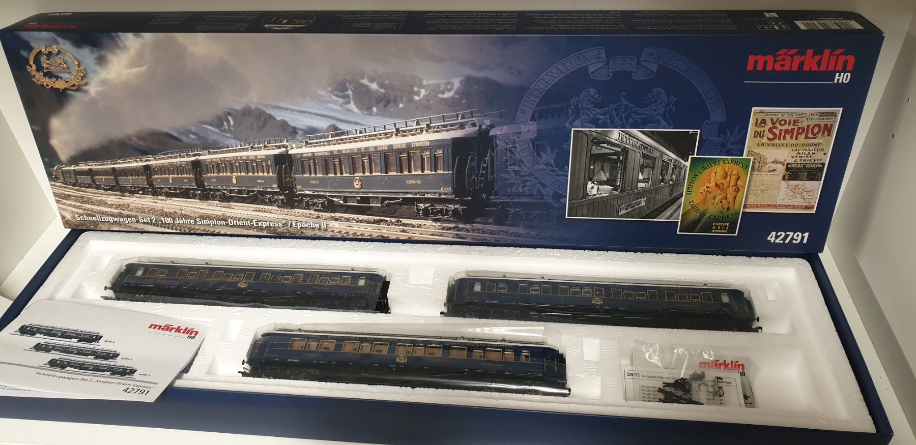 Märklin Modellini di ferrovie: Märklin 42791 Simplon Orient Express Set 2 / Neu – Nuovo (secondo la descrizione) da Geroldswil venduto da TopTrain54 5