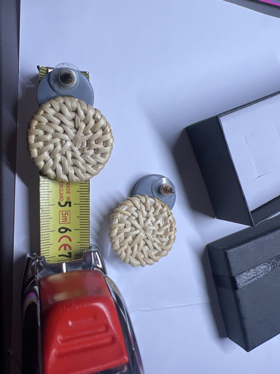 Orecchini pendenti & Orecchini a lobo: Boucles d'oreilles tendances, osier, été – Nuovo (secondo la descrizione) da Chenens venduto da anasantos90 2