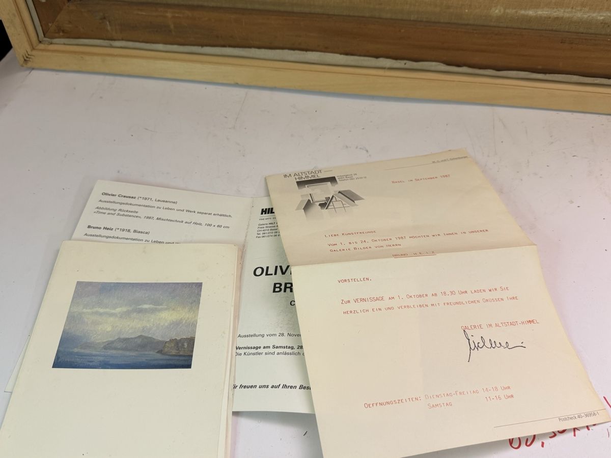 Tableaux: Bruno Heiz - Ölgemälde  – D'occasion à Solothurn par NUVICO 7