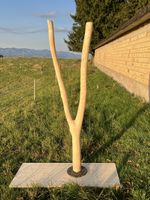 Holz Skulptur Ast Y Form naturbelassen Dekoration Deko Dekoo