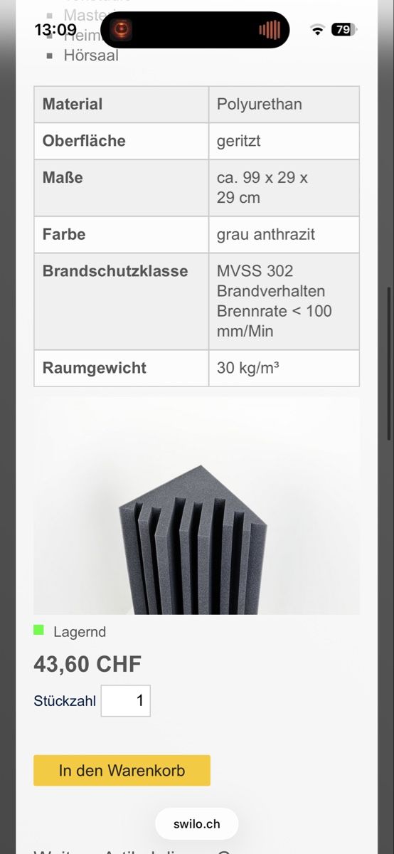 Sonstiges Zubehör: Ewos Premium Bass Traps – Gebraucht aus Zürich von 44sensation44 6