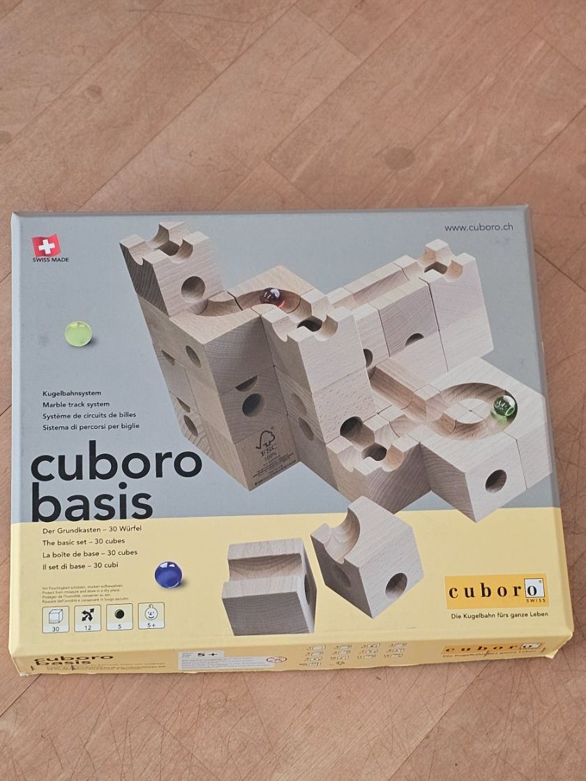 Cuboro Giocattoli: Cuboro Basis Kugelbahnsystem 30 Würfel – Usato da Seengen venduto da artemik