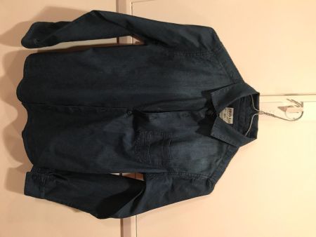 Langarmhemd Jeansblau Gr. 140