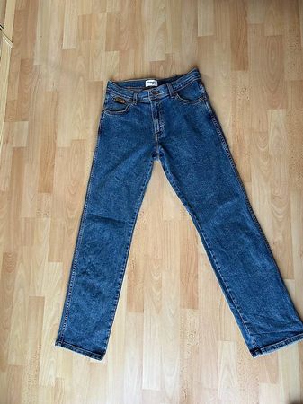 Wrangler Jeanshosen Denim blau.