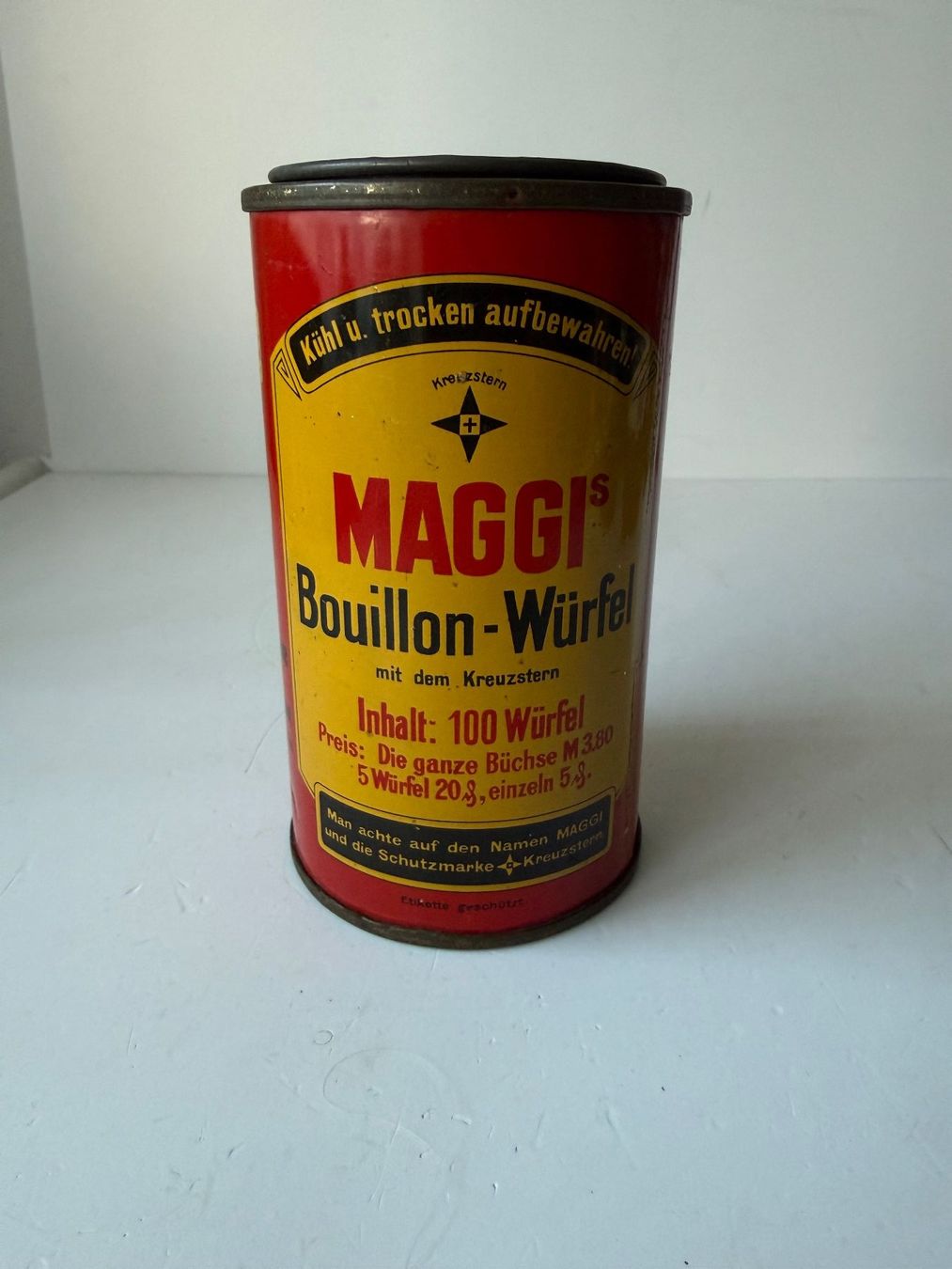 Tutte le decorazioni: Antike Maggi Dose – Usato da Zwingen venduto da moje1