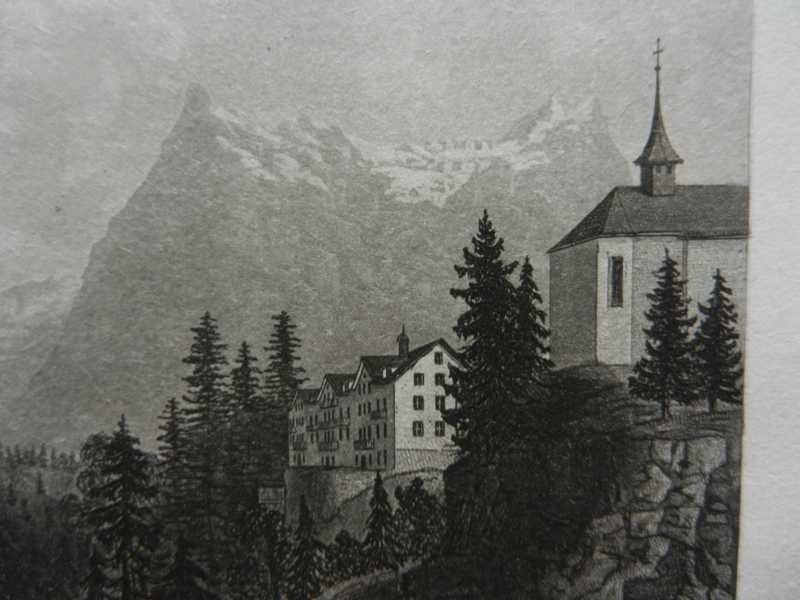 Incisioni: St.MAria zum Sonnenberg Seelisberg – Usato da Risch venduto da Rischli15 8