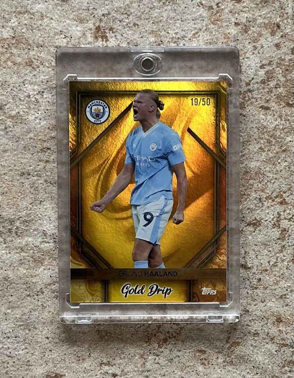 UEFA Erling Haaland /50 GOLD DRIP Manchester City | Kaufen auf Ricardo