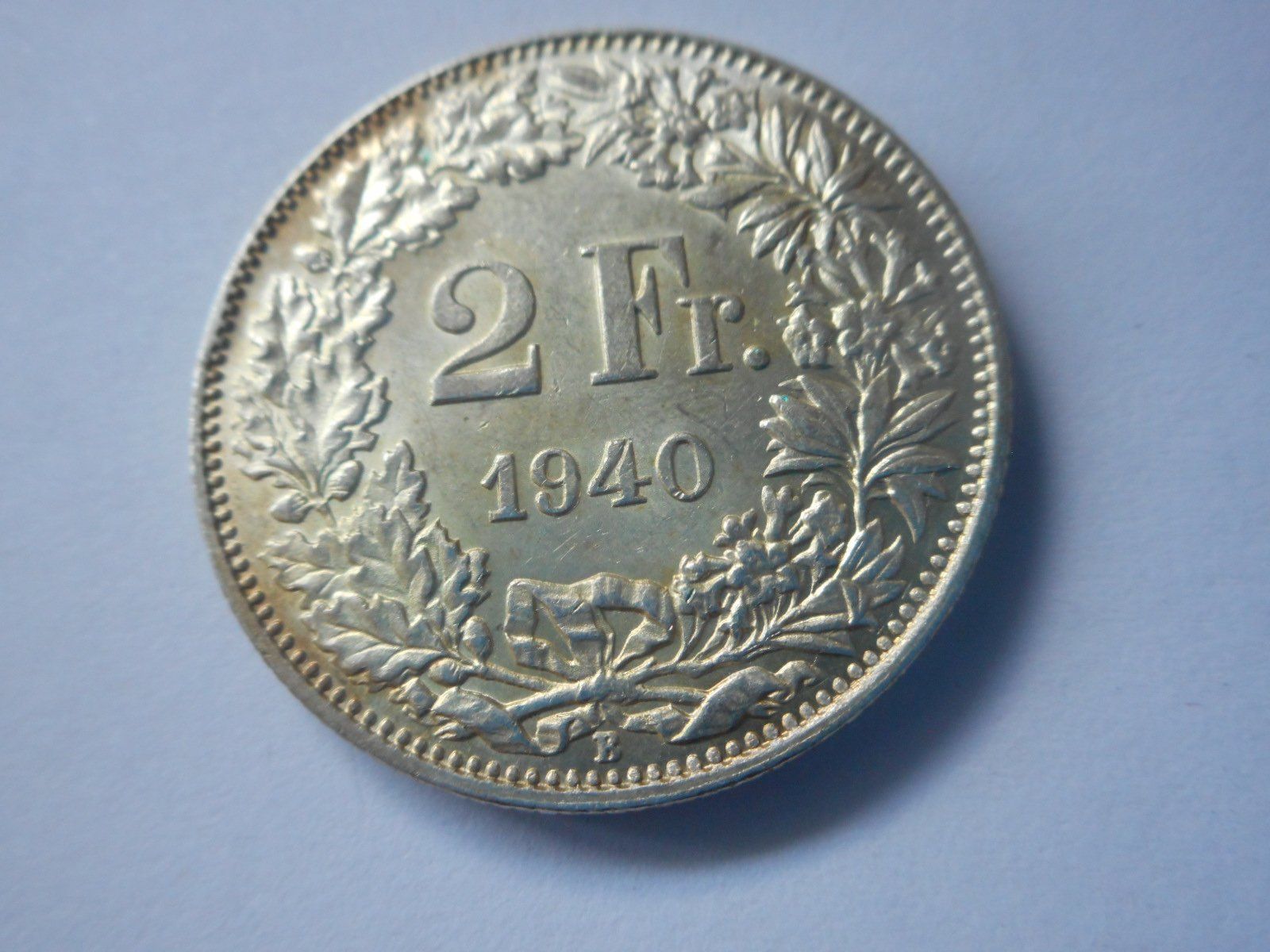 Alle Münzen: 2 Fr. 1940 silber  unz/stgl – Neu (gemäss Beschreibung) aus Kriegstetten von pizlad2010 1