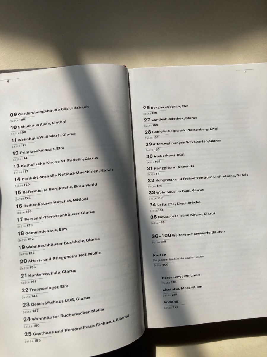 Libri: "Verborgen, vertraut" Kanton Glarus Architektur – Usato da Zürich venduto da 000rk 5