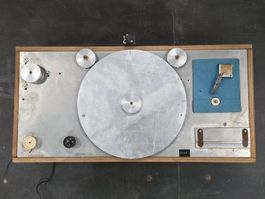 Platten-Aufnahmegerät Eigenbau Vintage – Motor läuft