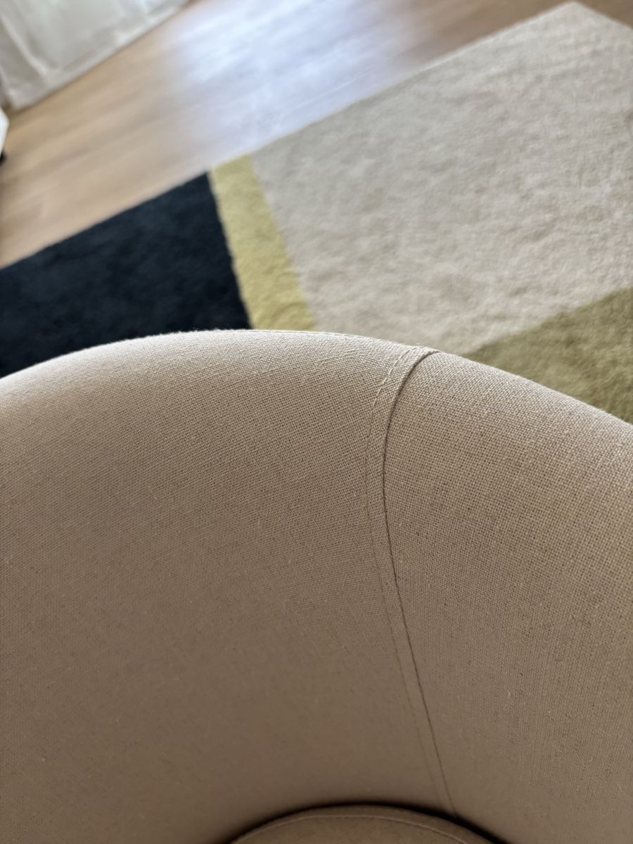 Poltrone: Eleganter Cocktailsessel in Beige – Usato da Trimbach venduto da fro_2ztm 3