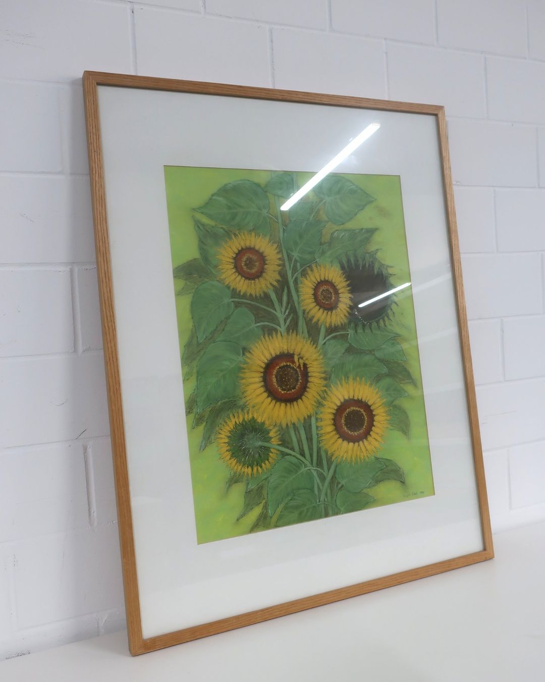 Dipinti: Gemälde Sonnenblumen Eugen Zilioli – Usato da Volketswil venduto da brockipfannenstil 1