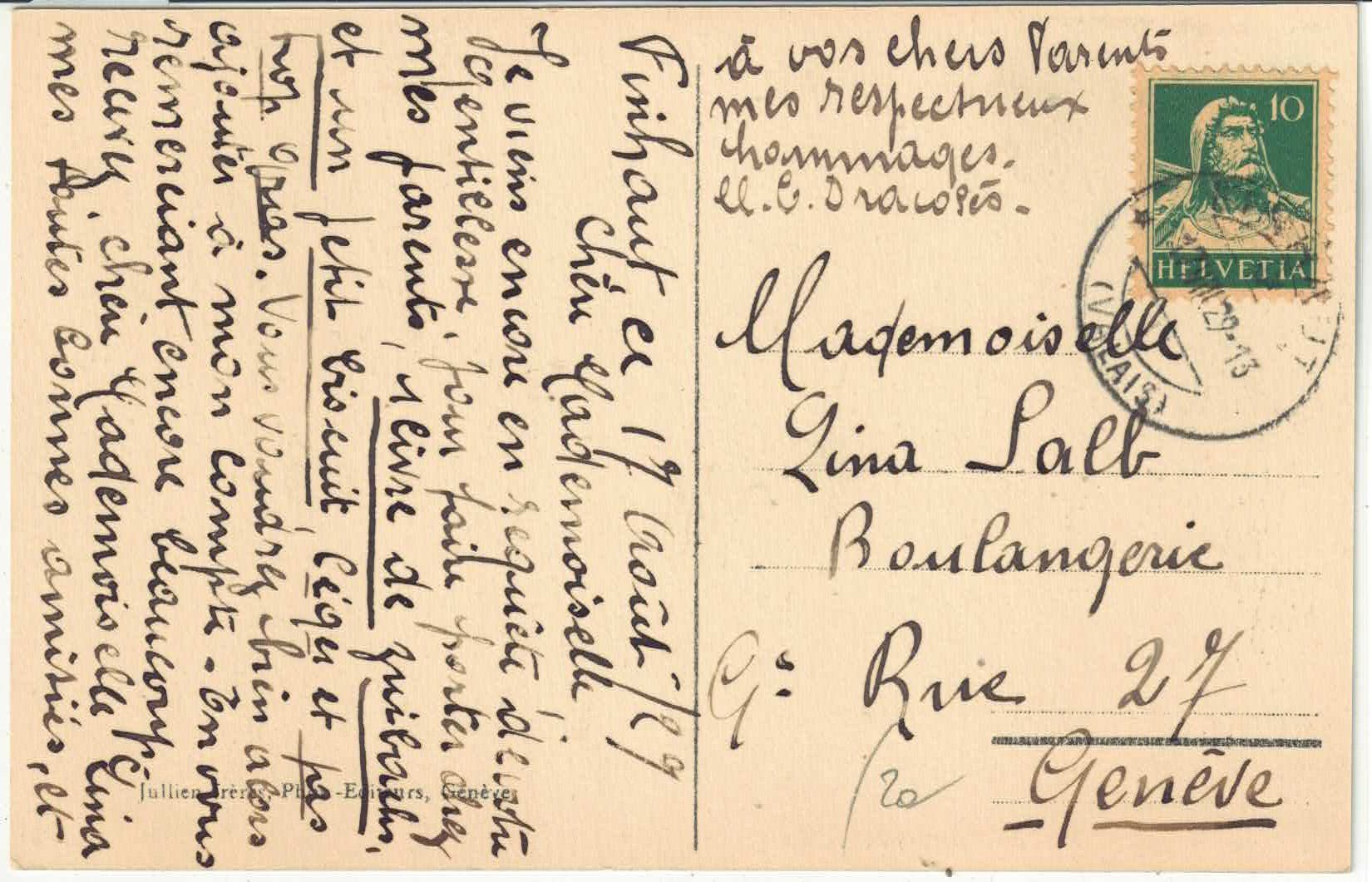 Cartoline postali: Finhaut - Quartier de la gare - animee – Usato da Ettingen venduto da Kartenplanet 1