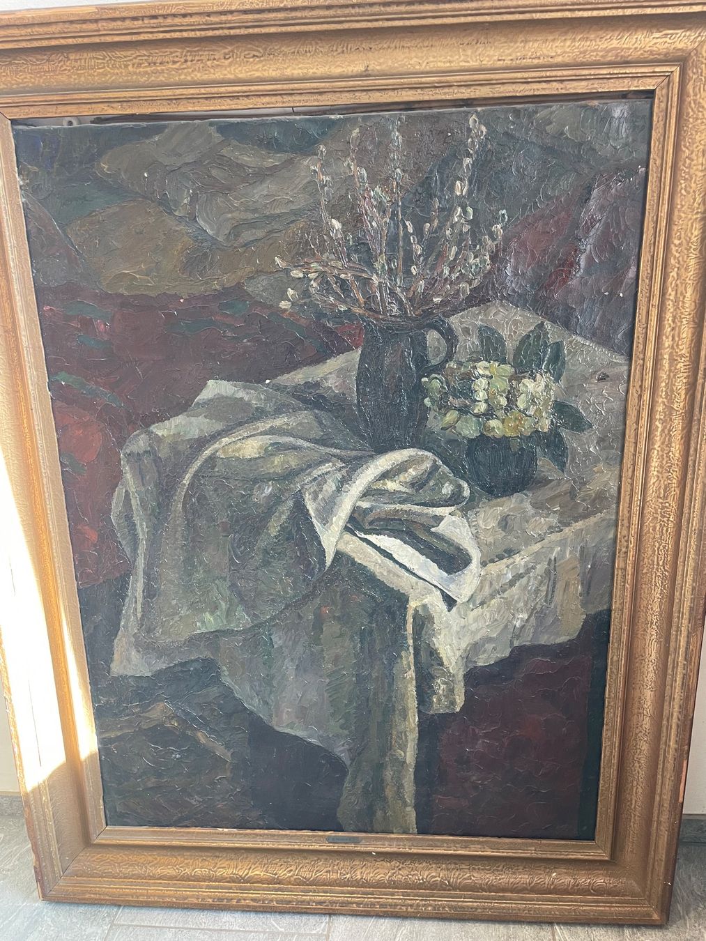 Dipinti: Ehinger Robert - Blumenstilleben - 112 x 90 cm - sign./dat.! – Usato da Fidaz venduto da Montifino