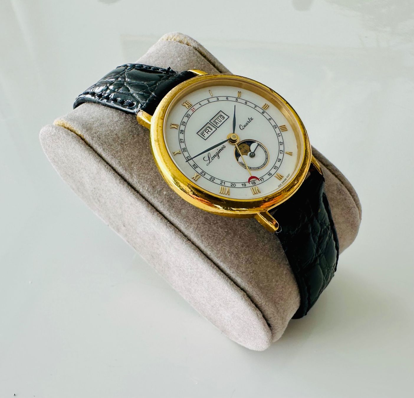 Longines Orologi: RARE : LONGINES CHARLESTON Triple Date MoonPhase FULL SET – Usato da Conthey venduto da advisia 3
