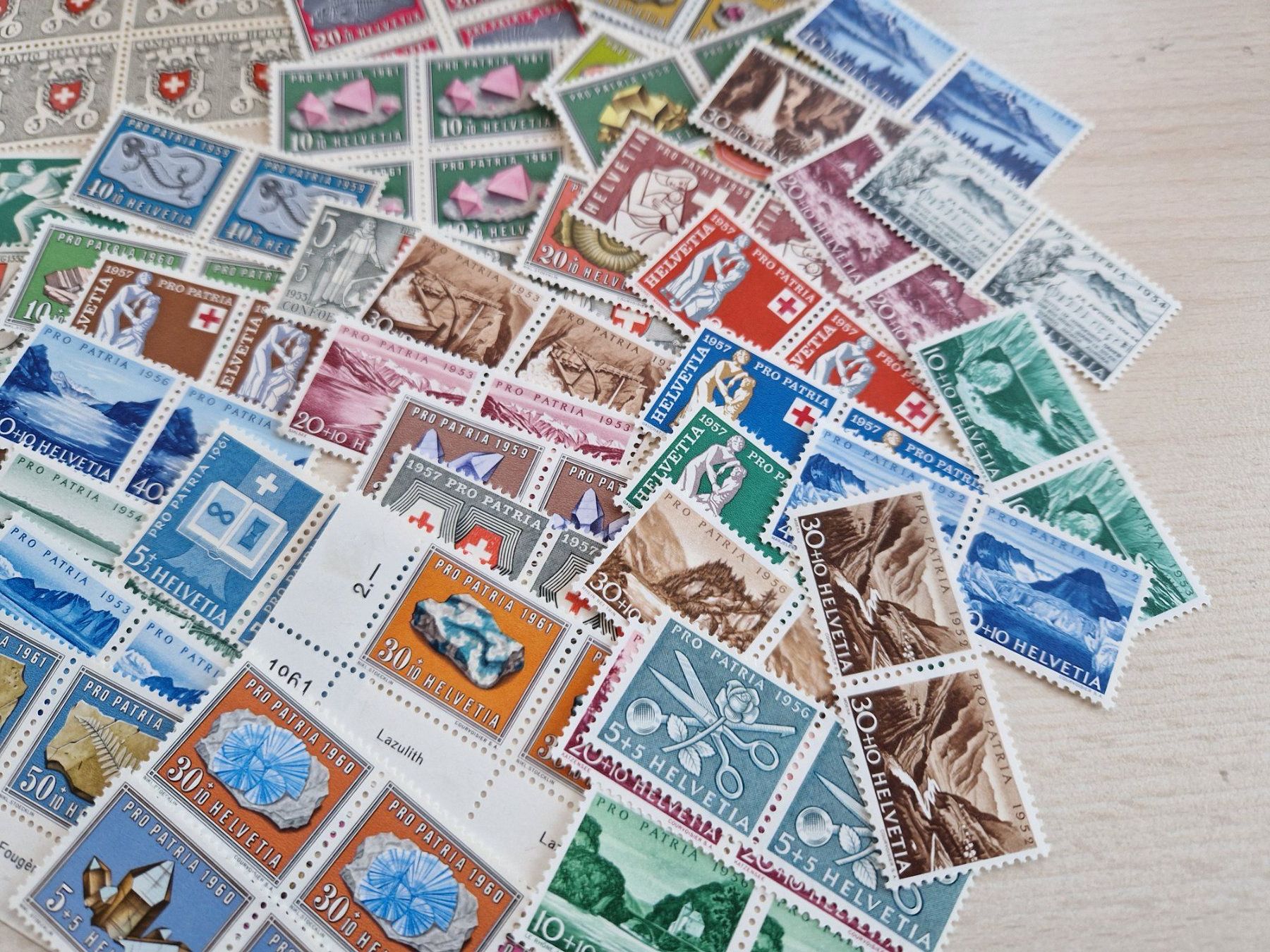 Tutti i francobolli: PP Lot Postfrisch** inkl. Block, ab 1.- – Usato da Burgdorf venduto da Glossy01 2