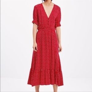 Rotes Kleid Zara