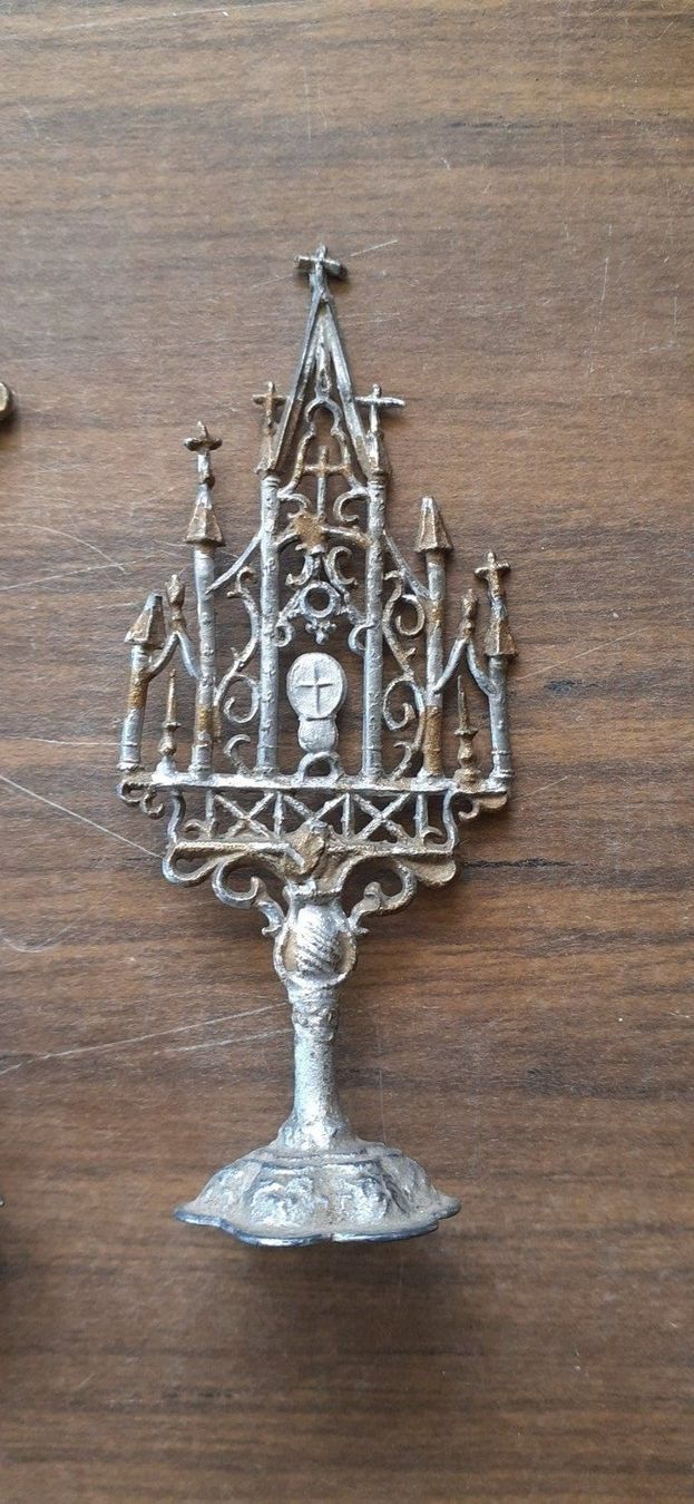 Tutte le decorazioni: Monstranz Miniatur antik Nr.1 – Usato da Mörschwil venduto da antiksalon 4