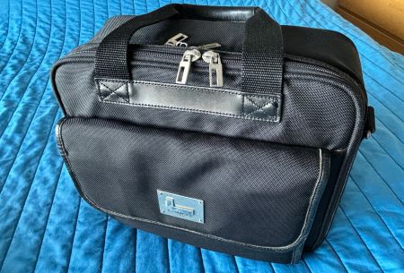 LANCEL PARIS, Elegante borsa nera -multifunzionale
