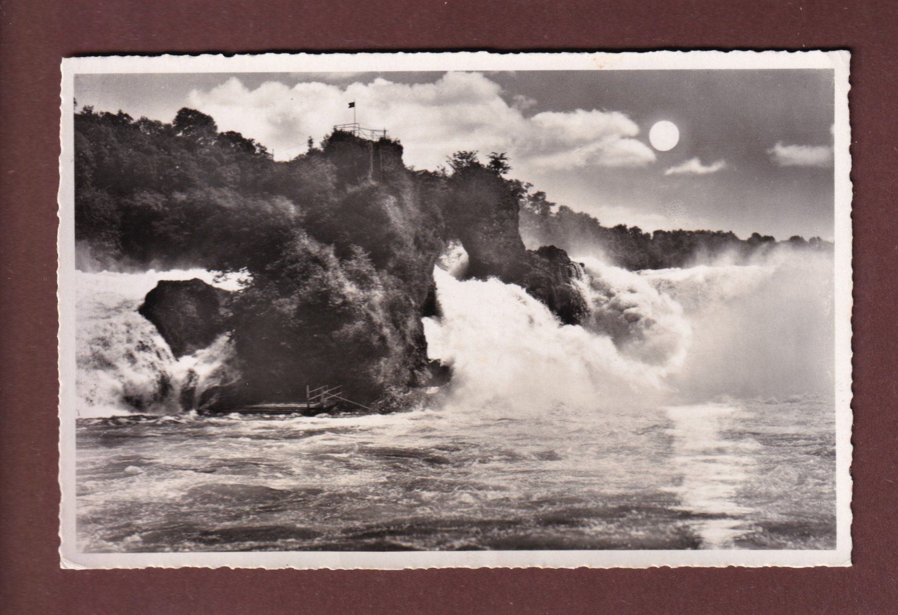 Cartoline postali: RHEINFALL - 1951 – Usato da Pully venduto da nicecards-shop