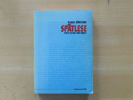Klaus Jünschke - Spätlese - rar!