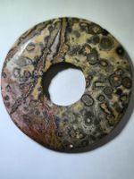 Schöner Jaspis Donut, Handschmeichler, Deko, Unikat 50 mm